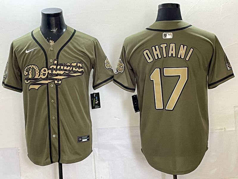 Men Los Angeles Dodgers #17 Ohtani green Game 2026 Nike MLB Jersey 053001